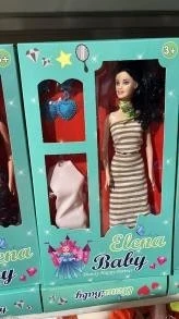 OYUNCAK ELBİSELİ KÜPELİ MODEL BEBEK