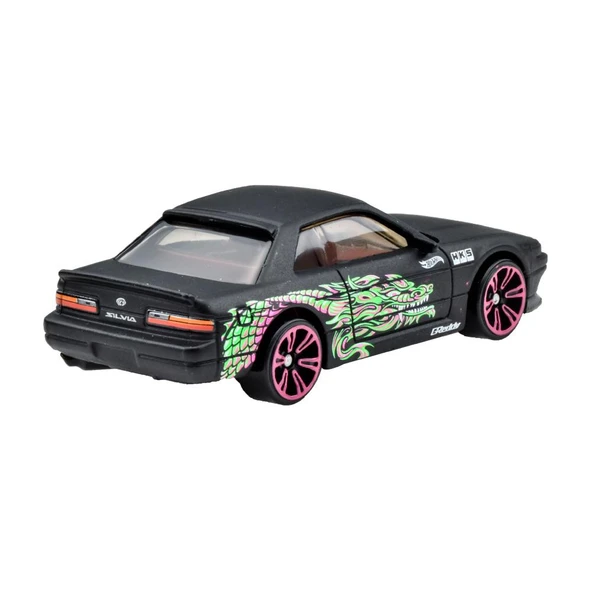 Hot Wheels Neon Yarışçılar  - NISSAN SILVIA (5/3) MINI BY94 - 3