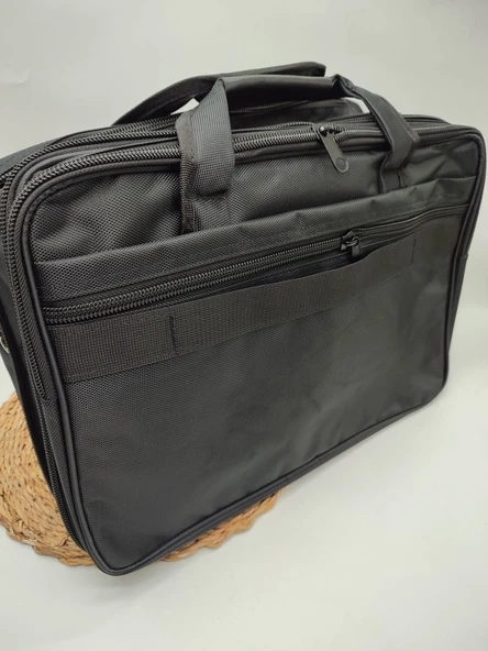 Büyük Boy Körüklü Leptop Bölmeli Güçlü Evrak Çantası - 4