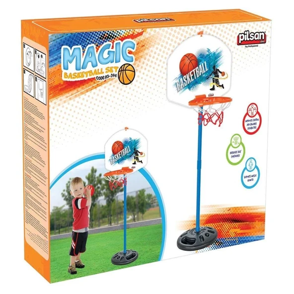 Nessiworld  03 394 Pilsan Magic Basketbol Seti Ayaklı - 2