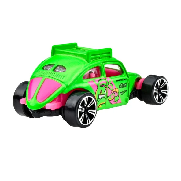Hot Wheels Neon Yarışçılar HLH72 - CUSTOM VOLKSWAGEN BEETLE JBY93 - 3
