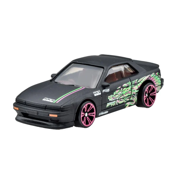 Hot Wheels Neon Yarışçılar  - NISSAN SILVIA (5/3) MINI BY94 - 2