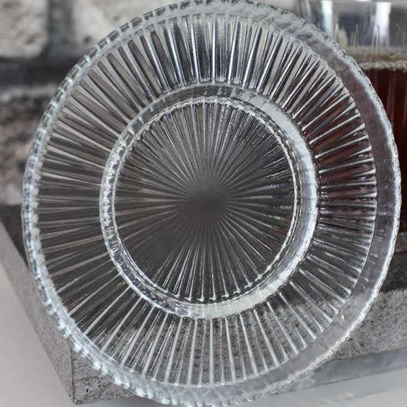 Riva Çay Tabağı 6 lı Tabak - Elysia Çay Bardağı İle Uyumlu