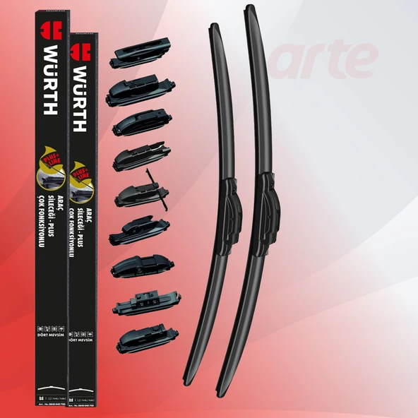 Honda City Würth Flatblade PLUS Ön Silecek Takımı (2020-2025) - 3
