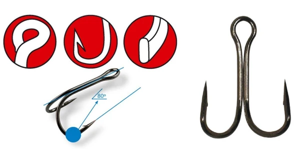 Gamakatsu Double Hook 21 NS Olta İğnesi - 2