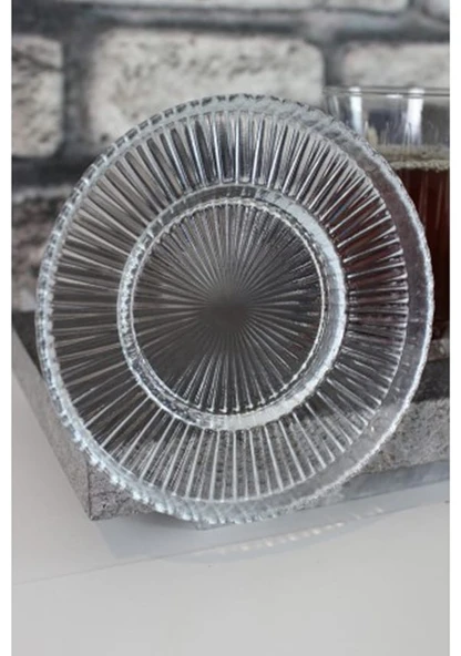 Riva Çay Tabağı 6 lı Tabak - Elysia Çay Bardağı İle Uyumlu - 3