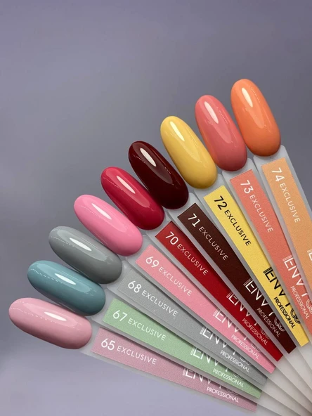 Envy Kalıcı Oje Exclusive Seri Koyu Bordo 10gr No:071 - Resim 3