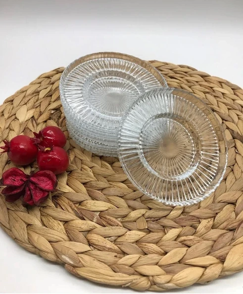 Riva Çay Tabağı 6 lı Tabak - Elysia Çay Bardağı İle Uyumlu - 5