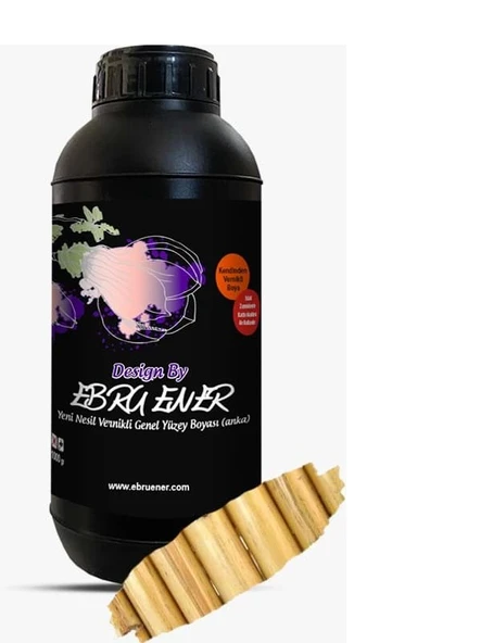 Ebru Ener Anka Renkli Vernik Bambu Sarı 1 kg.