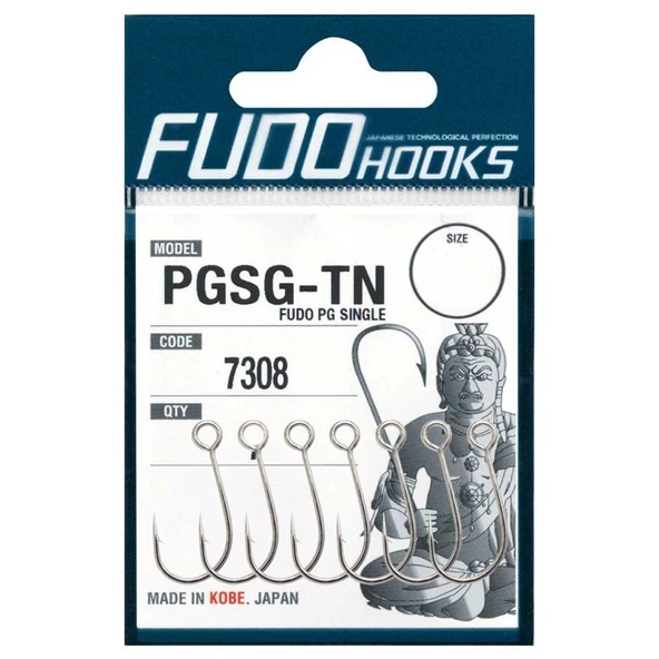 Fudo PG Single PGSG-TN Yeni Nesil Galvaniz Sahte Balık İğnesi