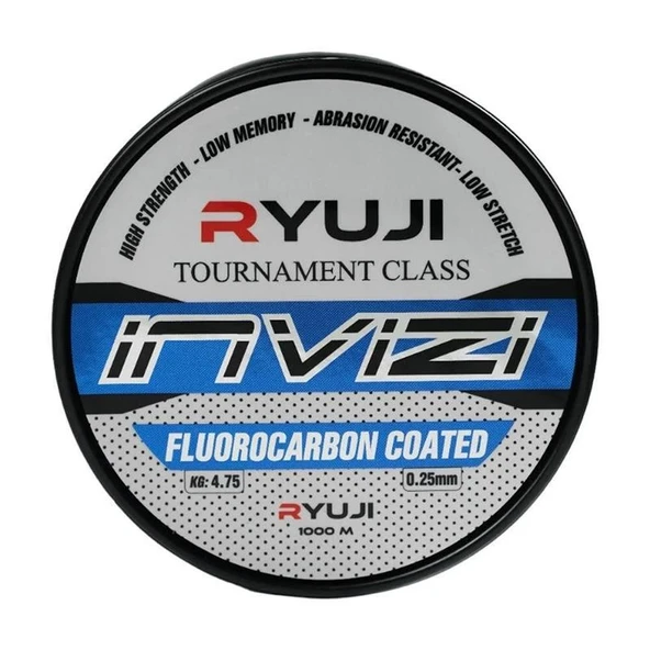 Ryuji Invızı FluoroCarbon Clear Misina 1000 mt
