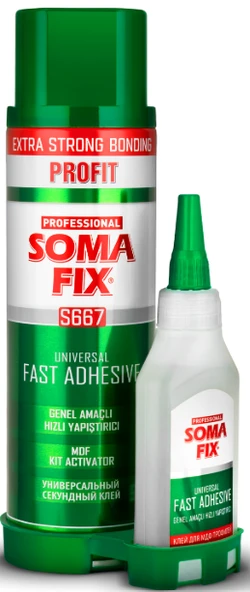 SOMAFİX S667 HIZLI YAPIŞTIRICI 500ML+125GR