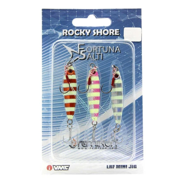 Fortuna Salti Rocky Shore Zebra LRF Jig Yem