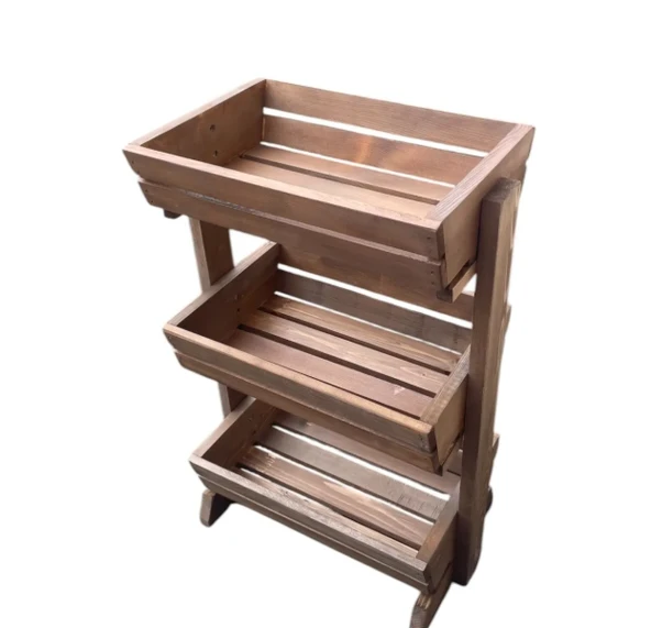 Ahşap Sebzelik Çok Amaçlı Organizer