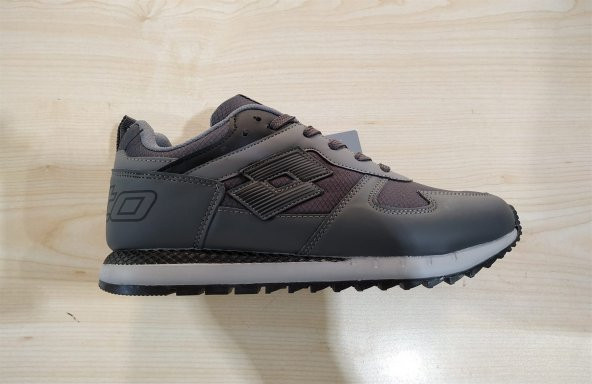 Lotto Runner Plus Pu - Erkek Gri Spor Ayakkabı - T2613