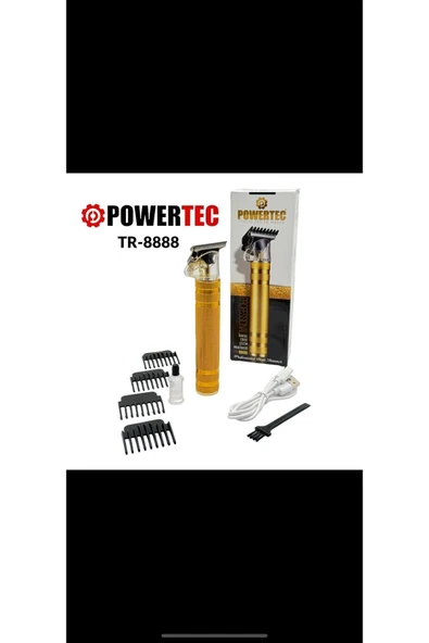 Powertec Tr 8888 sakal ense çizim makinası Gold