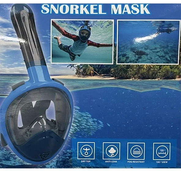 Bermuda Full-Face Kids |XS| Tam Yüz Maske Şnorkel Set [KF-1] - 7