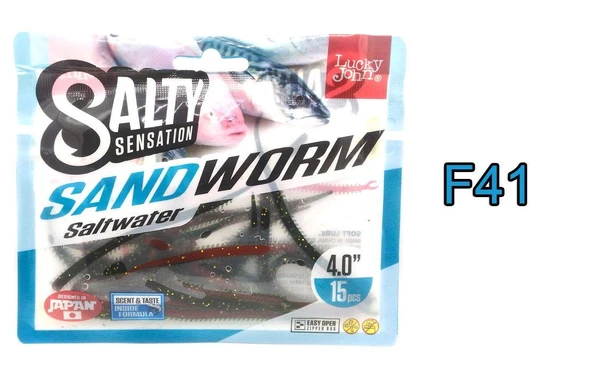 Lucky John Sandworm SaltWater 10Cm Lrf Silikon Yem - 6