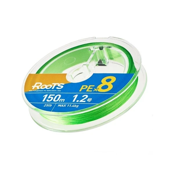 Gosen X8 Roots PE 8 Örgü Spin İp Misina 150mt - 2