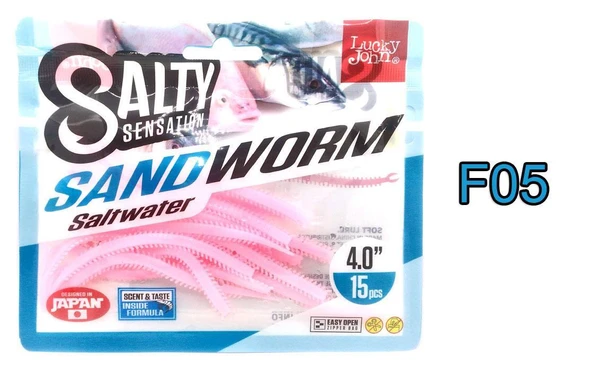 Lucky John Sandworm SaltWater 10Cm Lrf Silikon Yem - 2