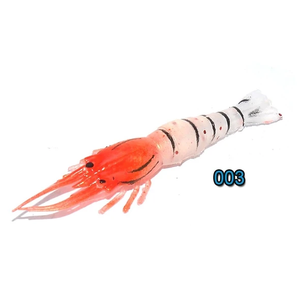 Captain Soft Shrimp 6,5cm Silikon Karides Yem - Resim 6