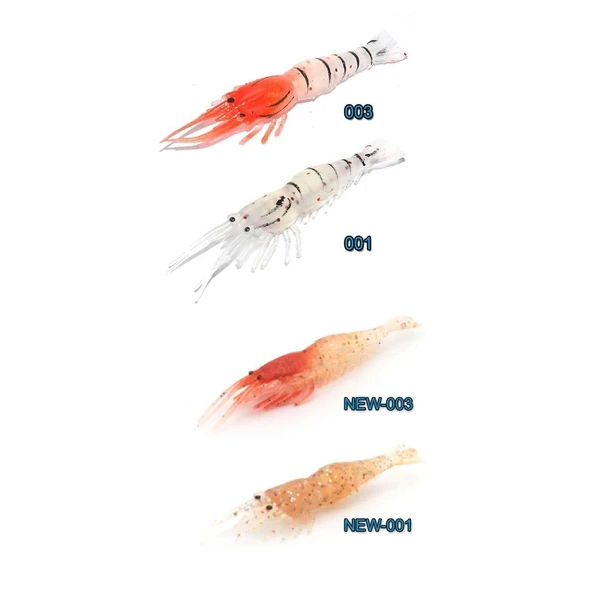 Captain Soft Shrimp 6,5cm Silikon Karides Yem ürün görseli 1
