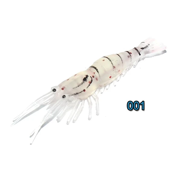 Captain Soft Shrimp 6,5cm Silikon Karides Yem - Resim 7
