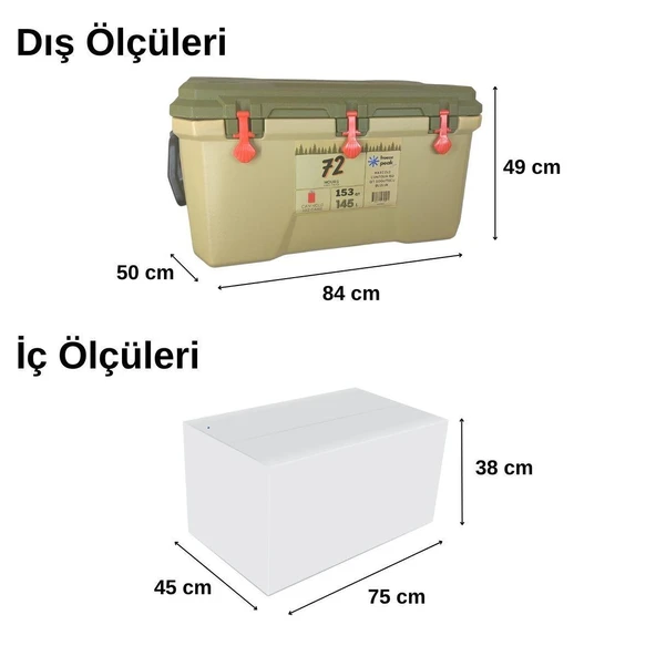 Freeze Peak Maxcold Contour 153 QT Soğutucu Buzluk 145 Litre - 12