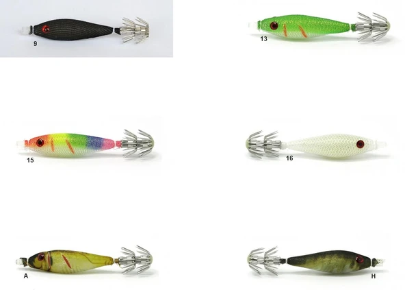 Captain 3007 Kalamar Zokası 5 cm Metsuki Soft Squid - Resim 6