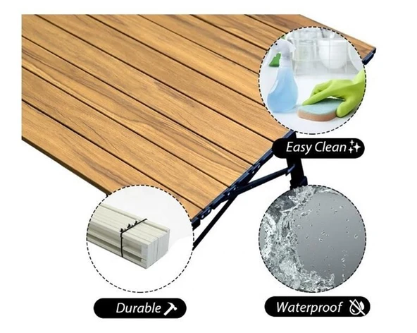 Madfox Moonlite Yükseklik Ayarlı Katlanır Kamp Masası - 12