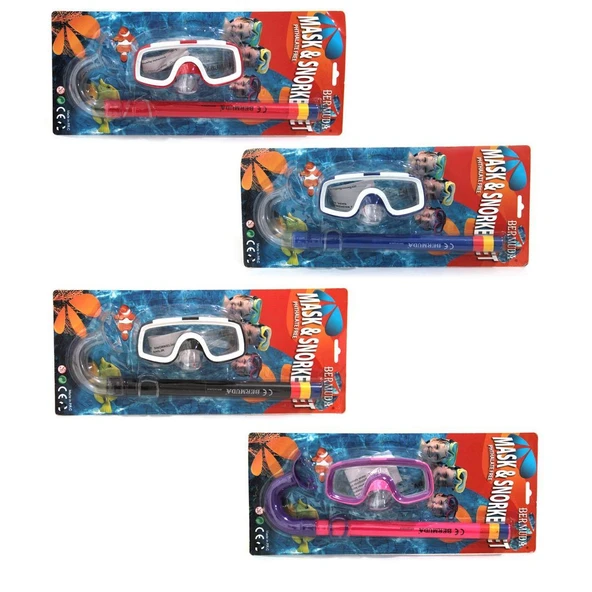 Bermuda Phthalate Free Maske Şnorkel Set