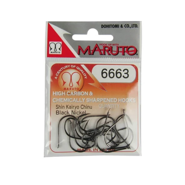 Maruto 6663-BN Shin-Kairyo Black Nikel Olta İğnesi - 2