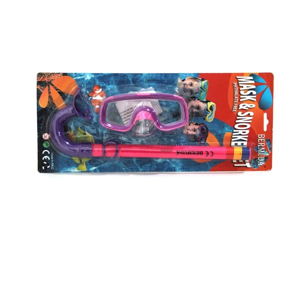 Bermuda Phthalate Free Maske Şnorkel Set - 5