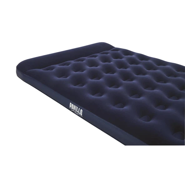 Bestway Pavillo Queen Flocked Air Bed Çift Kişilik Şişme Kamp Yatak Lacivert - 3