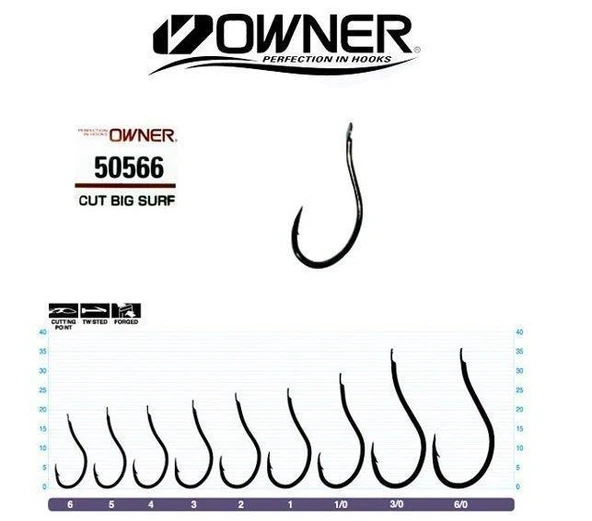 Owner 50566 Siyah Olta İğnesi - Resim 2