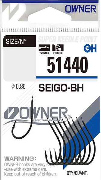 Owner Seigo-Bh Black Chrome Olta İğnesi - 2