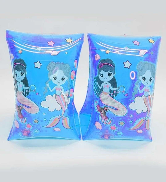 Bermuda Deniz Kızı Figürlü Şişme Deniz Kolluk 30*15cm - 4