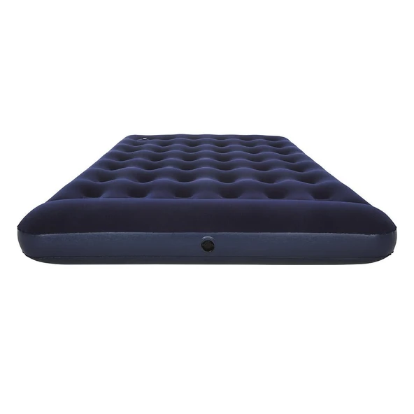Bestway Pavillo Queen Flocked Air Bed Çift Kişilik Şişme Kamp Yatak Lacivert - 4