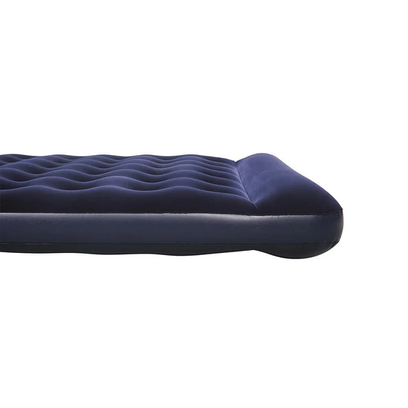 Bestway Pavillo Queen Flocked Air Bed Çift Kişilik Şişme Kamp Yatak Lacivert - 6