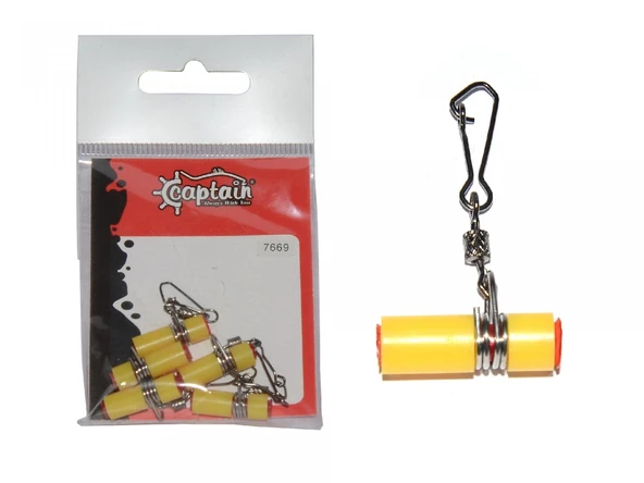 Captain Surf Atış Klipsi Tube Virbel 5'li Set - 2