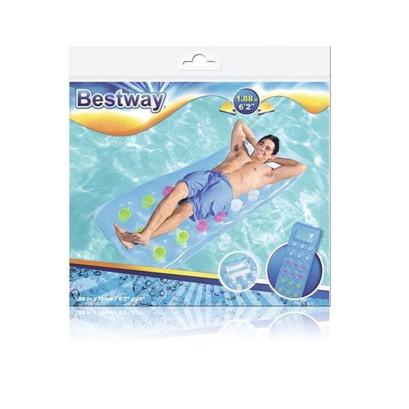 Bestway Fashion Lounge 188 x 71 cm Pencereli Deniz Yatağı - 3