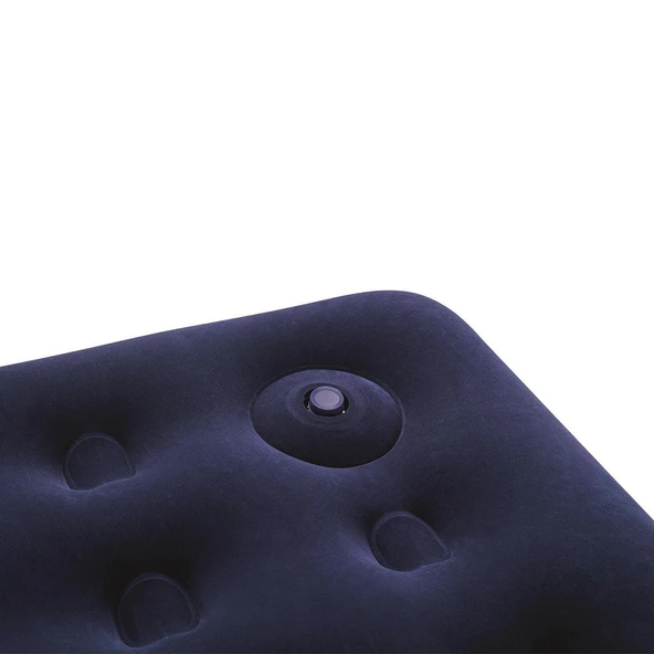 Bestway Pavillo Queen Flocked Air Bed Çift Kişilik Şişme Kamp Yatak Lacivert - 7