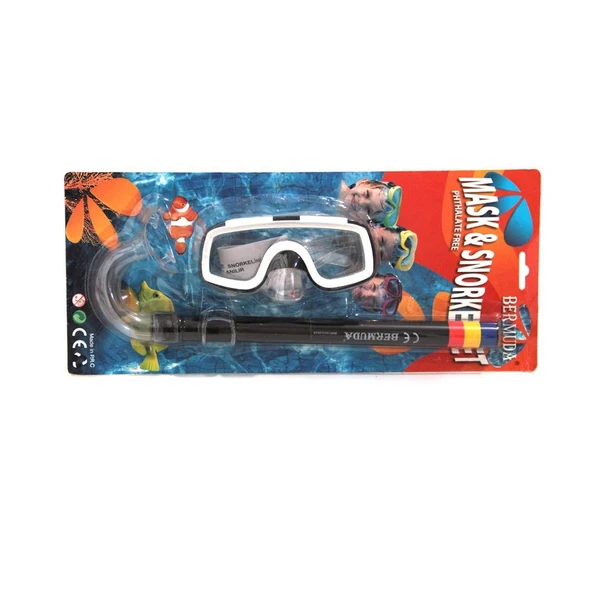 Bermuda Phthalate Free Maske Şnorkel Set - 4