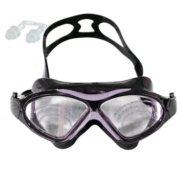 Bermuda Silikon Antifog Sörf Yüzücü Gözlüğü - 8