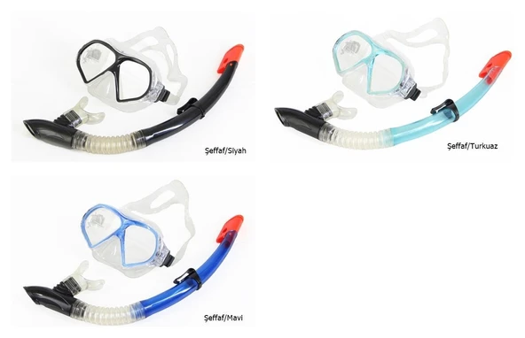 Apnea Corsica Maske Şnorkel Set