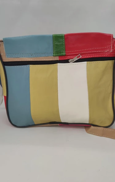 Hakiki Deri Kapitone Model Çapraz Çanta - Resim 4