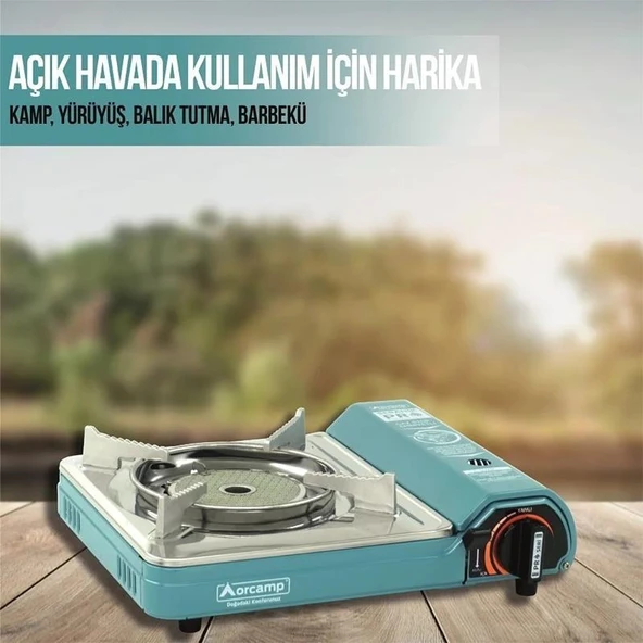 Orcamp Seramik Pro Portatif Ocak (Gaz Stop Emniyetli) - 8