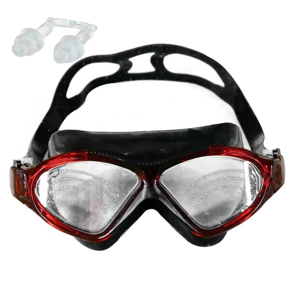 Bermuda Silikon Antifog Sörf Yüzücü Gözlüğü - 7