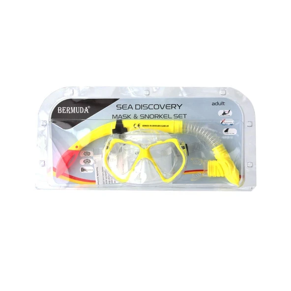 Bermuda Safari Sea Discovery Maske Şnorkel Set - 4