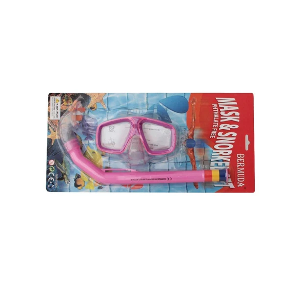Bermuda Phthalate Free Maske Şnorkel Set - 5